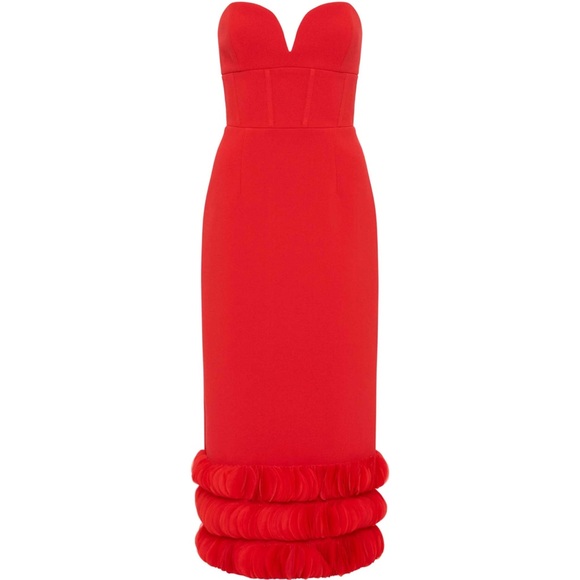 Rebecca Vallance ADRENA MIDI DRESS - US Size 8 - Picture 3 of 5